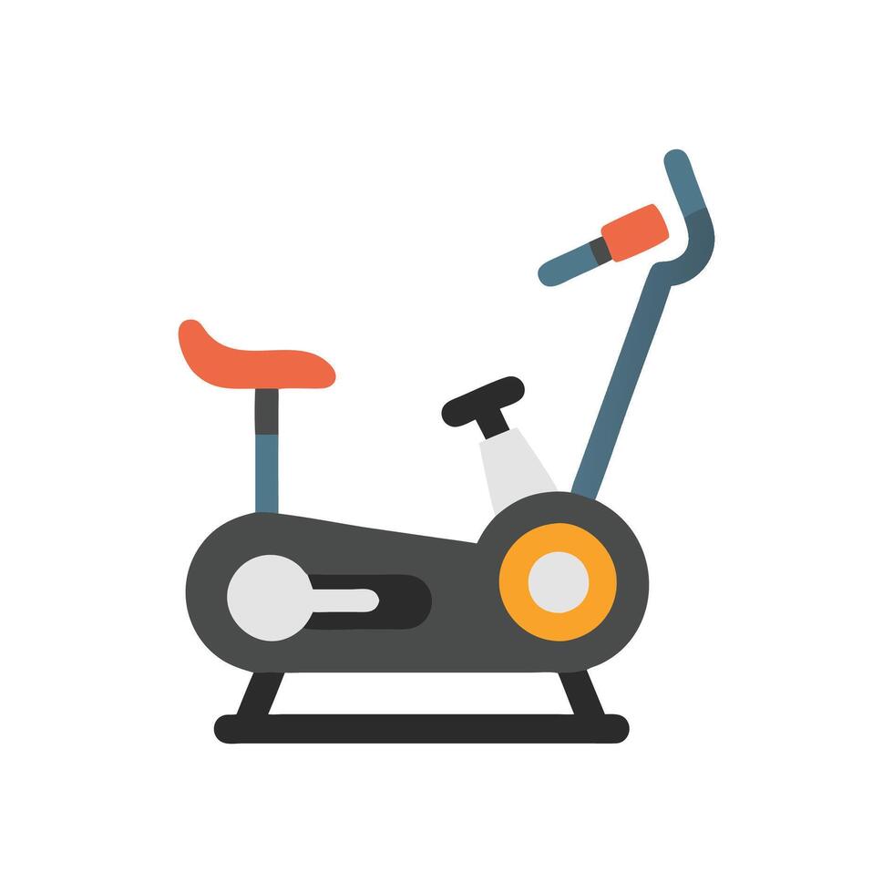 Exercise Bike Sports Icon Design vector