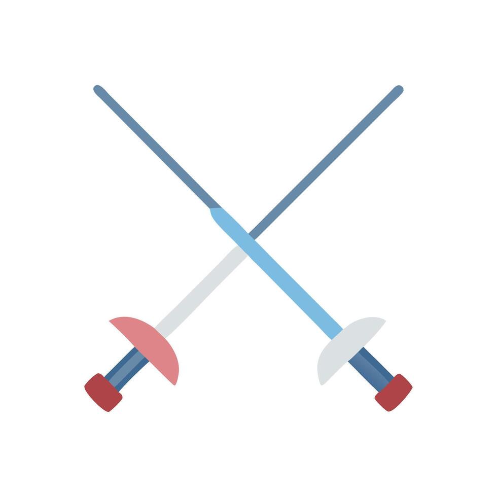 Fencing Sword for Modern Design vector