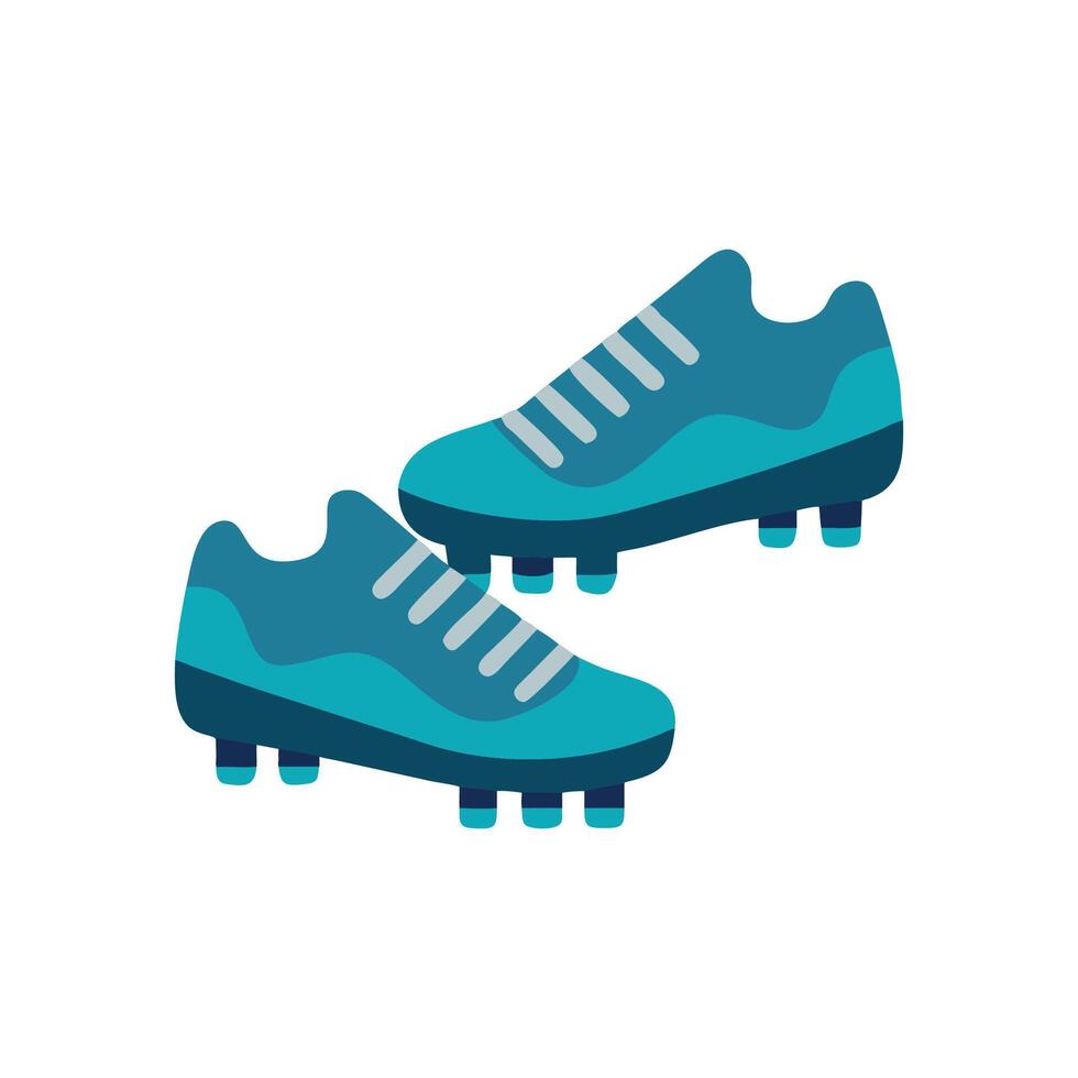 Stylized Football Cleats Graphic vector