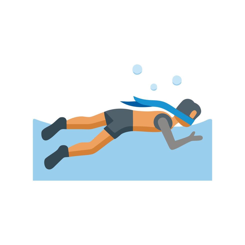 Free Diving Icon for Design vector