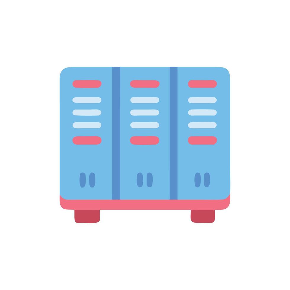 Gym Locker Icon for Design vector