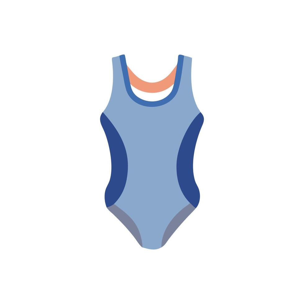 Stylized Gymnastics Leotard Graphic vector