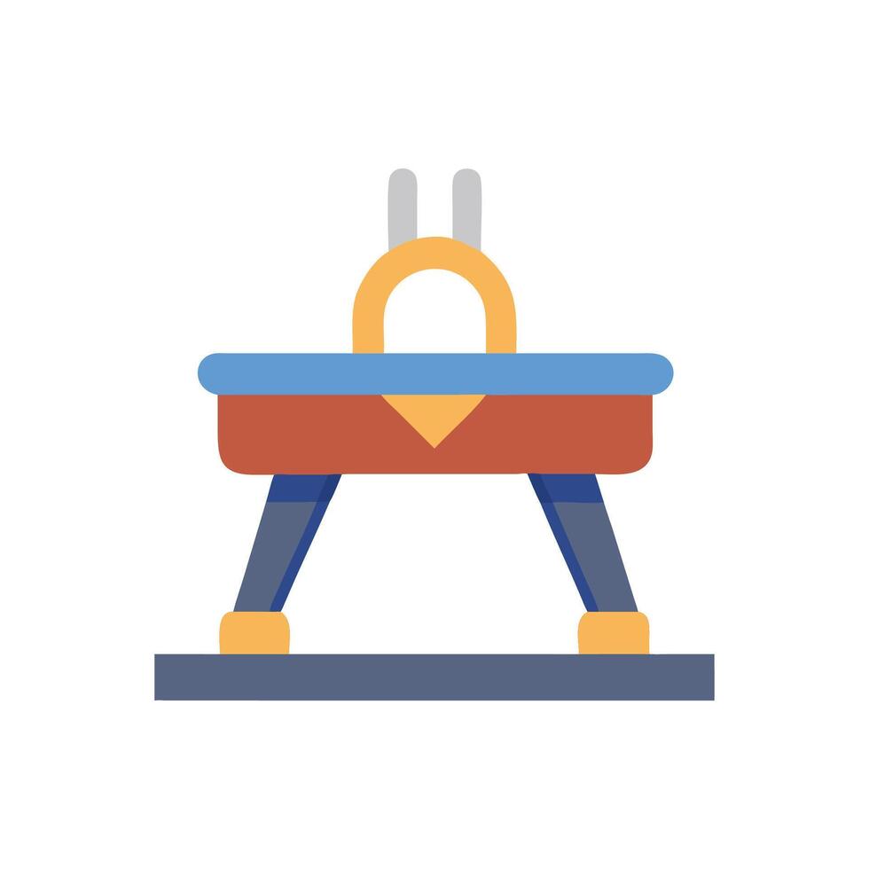 Creative Vault Icon for Gymnastics Design vector