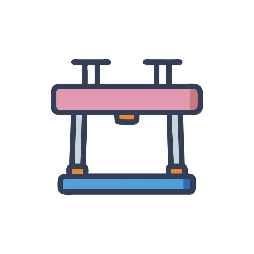 Vault Icon for Artistic Gymnastics vector