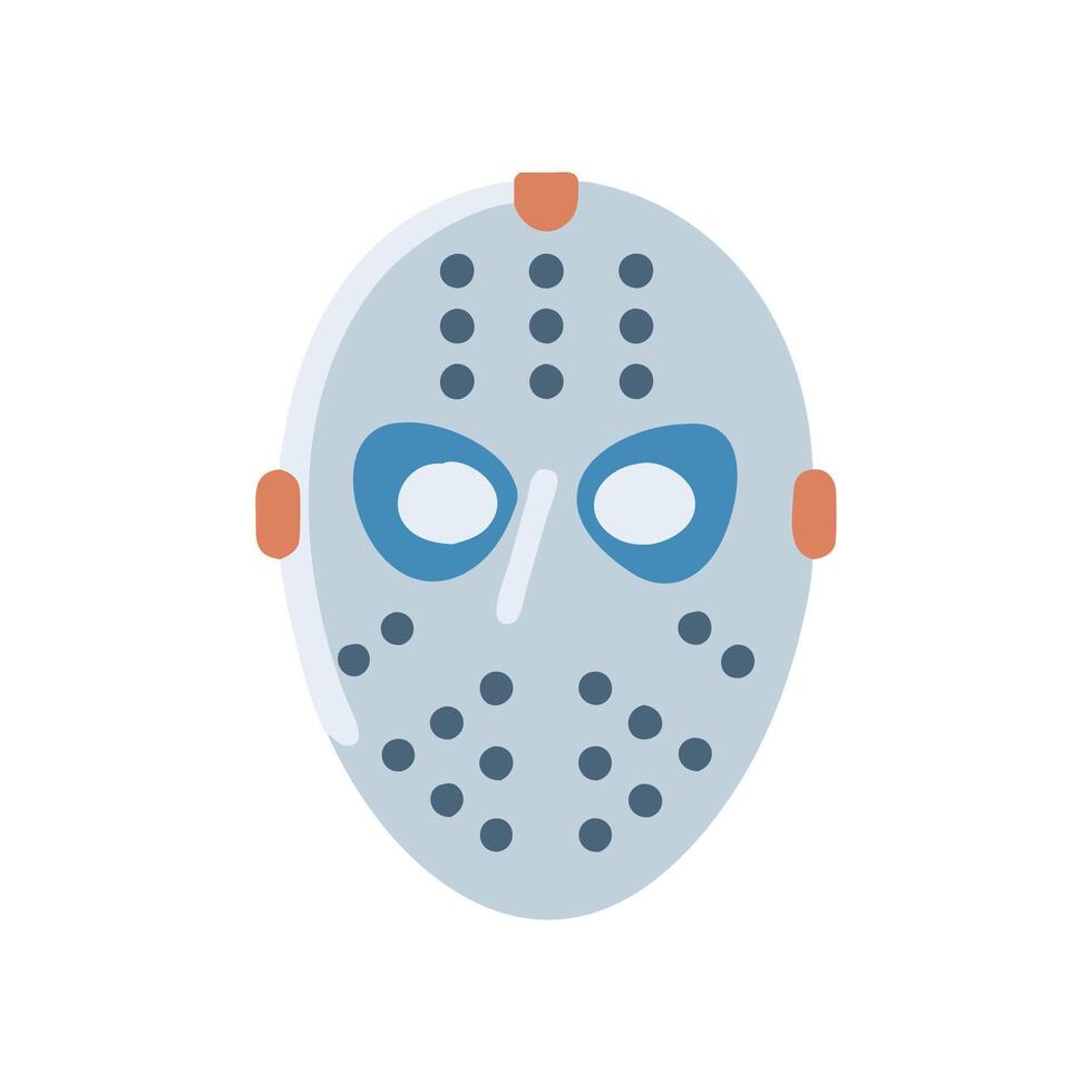 Hockey Goalie Mask Icon for Sports Design vector