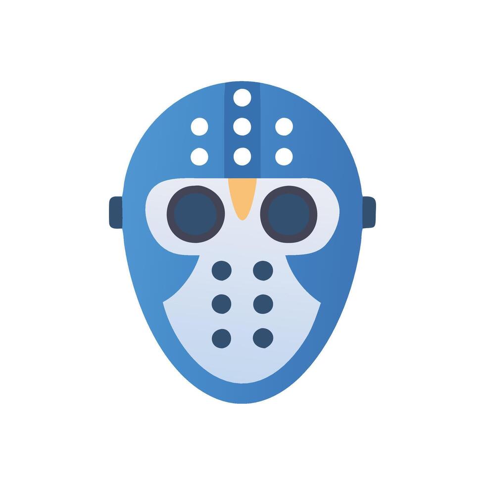 Goalie Mask Icon for Hockey vector