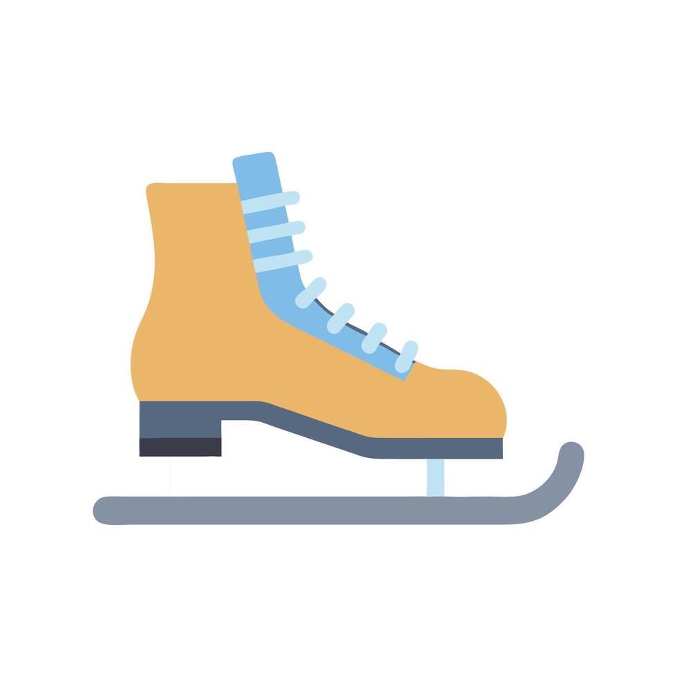 Stylized Ice Skating Graphic for Events vector