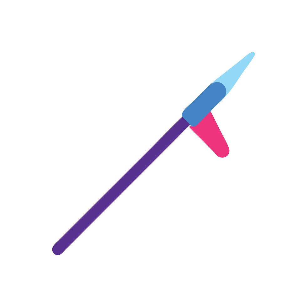 Creative Javelin Throw Icon for Design vector