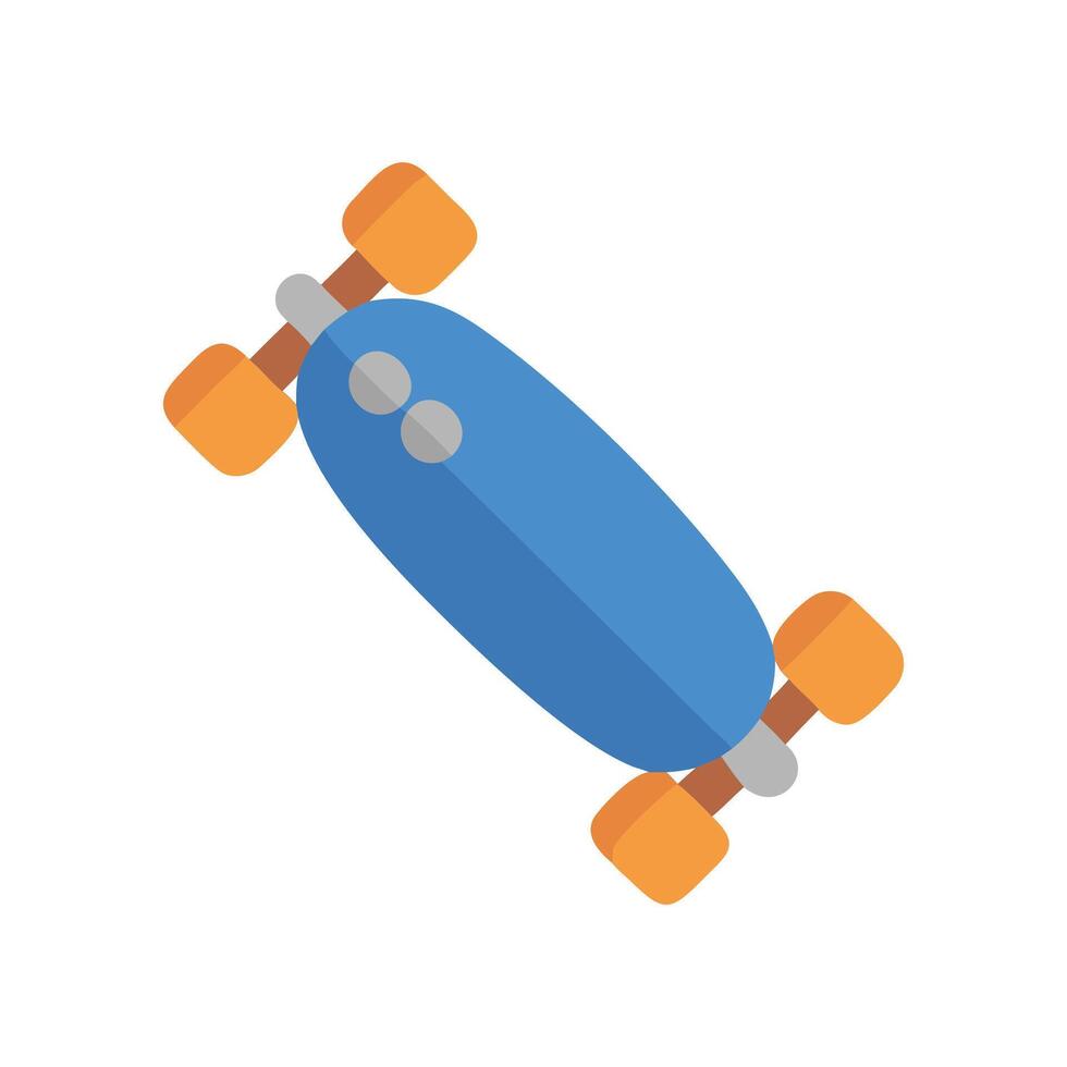 Creative Longboarding Graphic Design vector