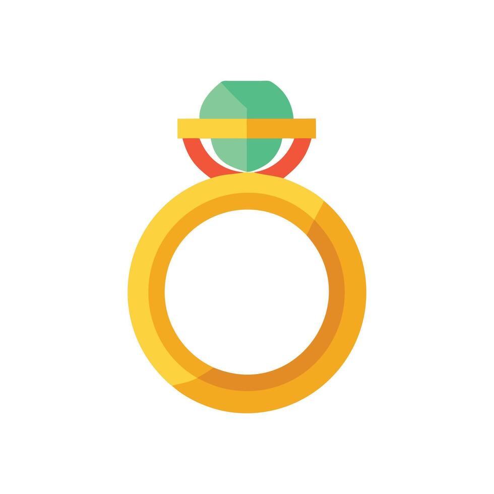 Olympic Gold Ring Icon for Sports vector