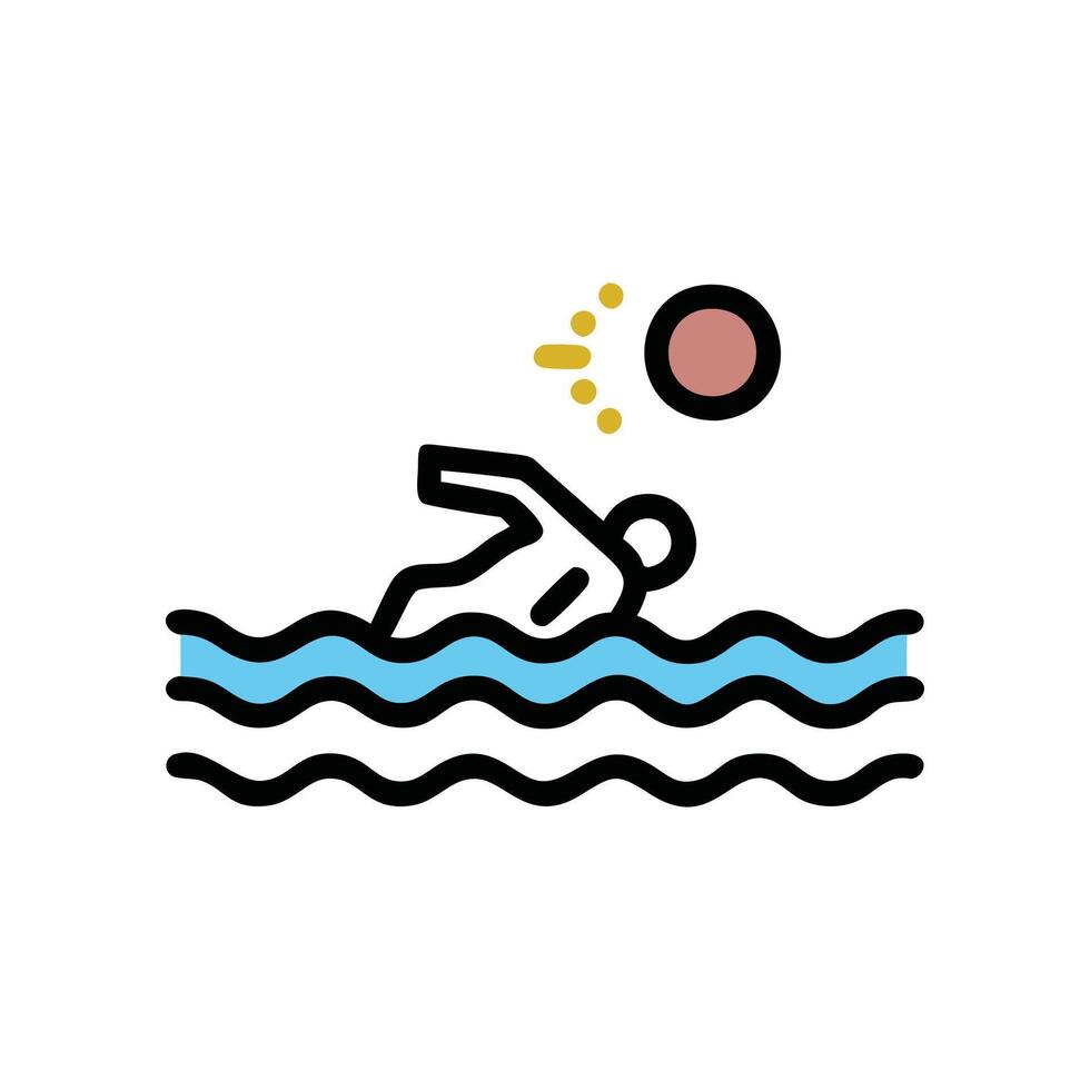 Icon for Open Water Swimming Adventure vector