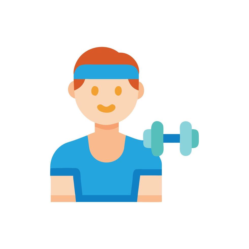 Icon for Personal Trainer Services and Support vector