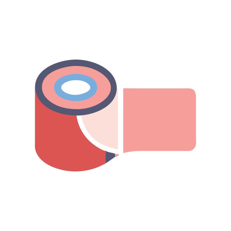 Physiotherapy Tape Icon for Recovery vector