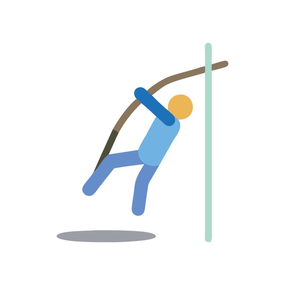 Icon for Pole Vaulting Athletic Events vector