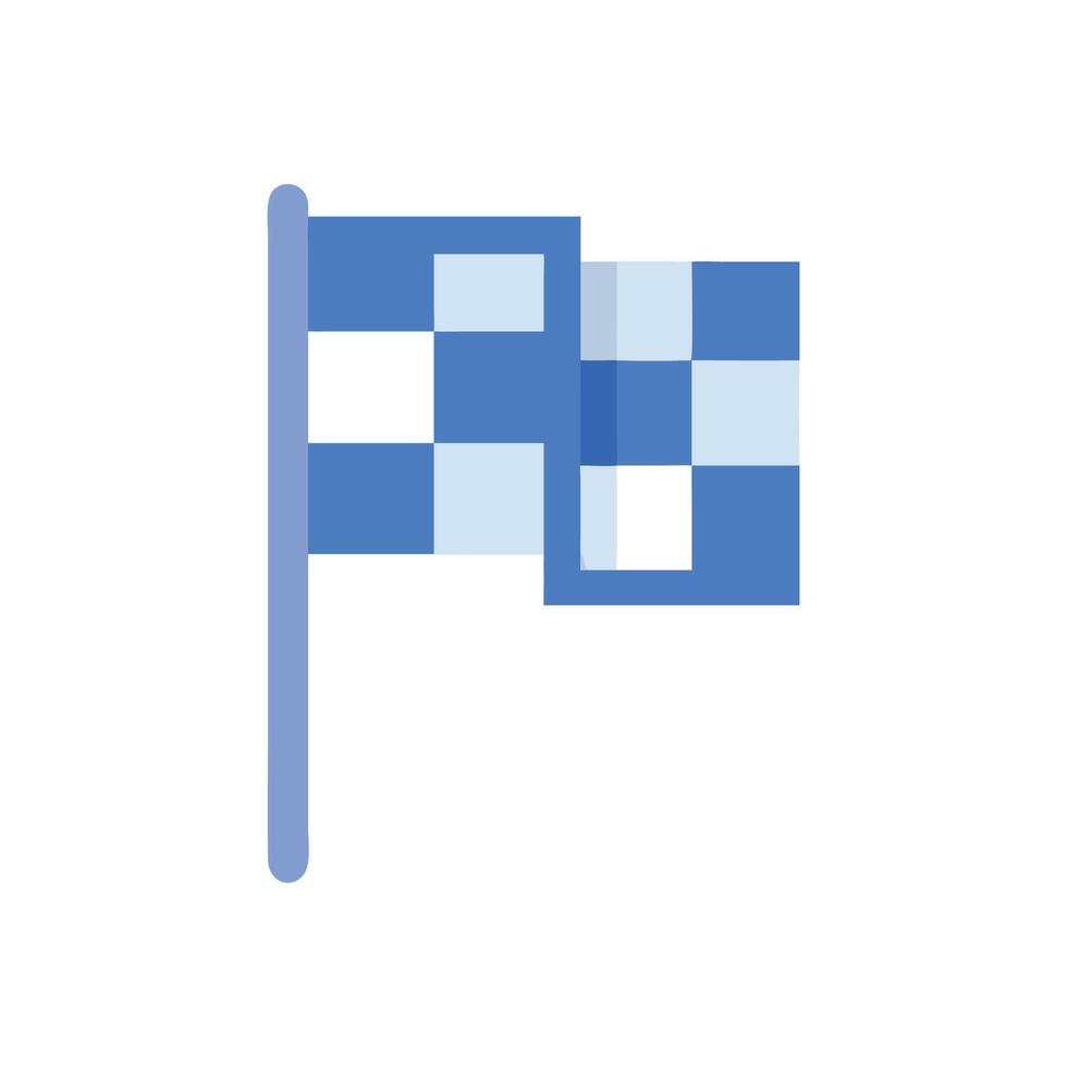 Icon Representation of Racing Flag Events vector