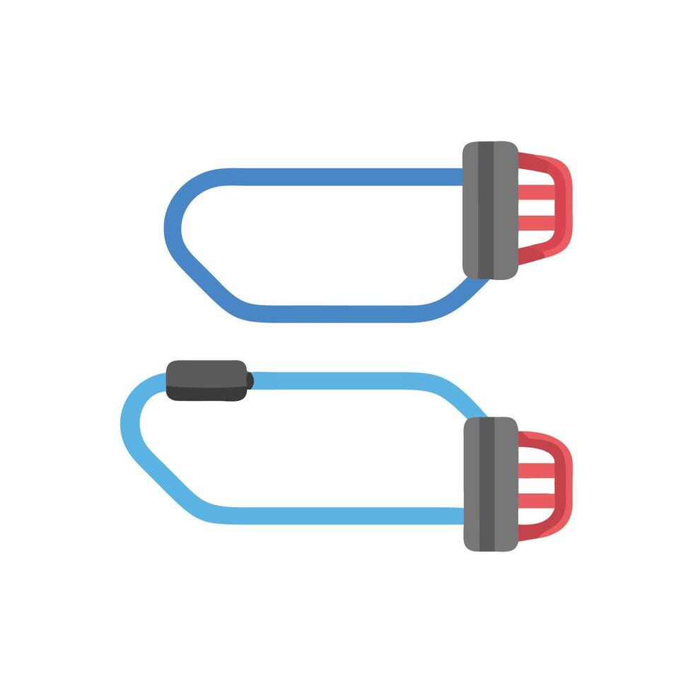 Resistance Bands Icon for Fitness Activities vector