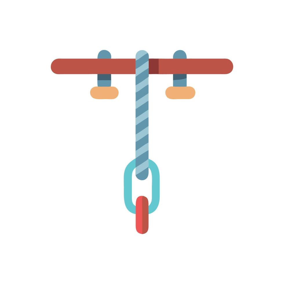 Icon for Rope Climbing Adventure vector