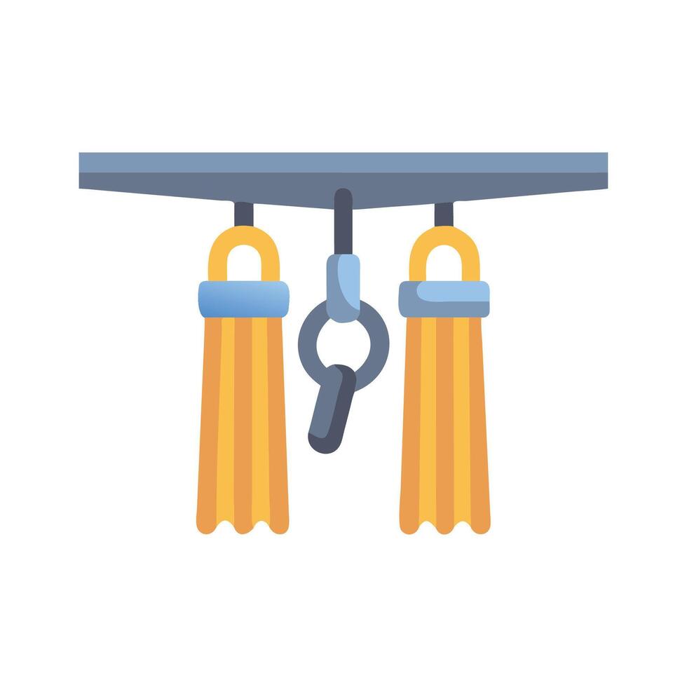Rope Climbing Icon for Outdoor Adventures vector