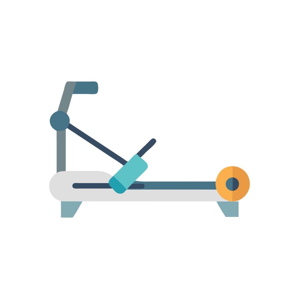 Rowing Machine Icon for Indoor Workouts vector