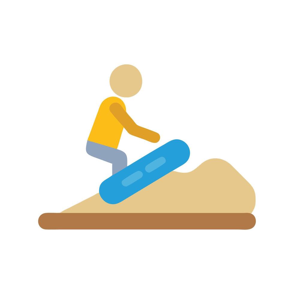 Icon for Sandboarding Adventure Sports vector