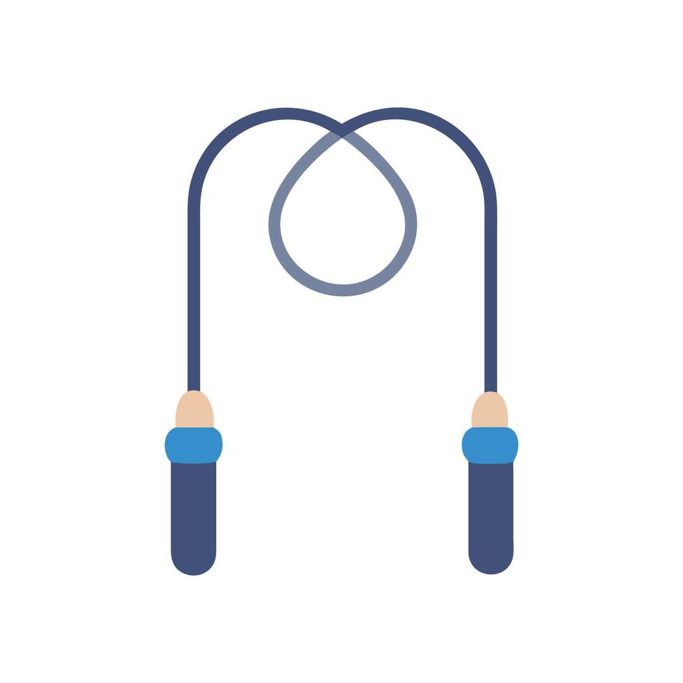 Skipping Rope Icon for Fitness Training vector