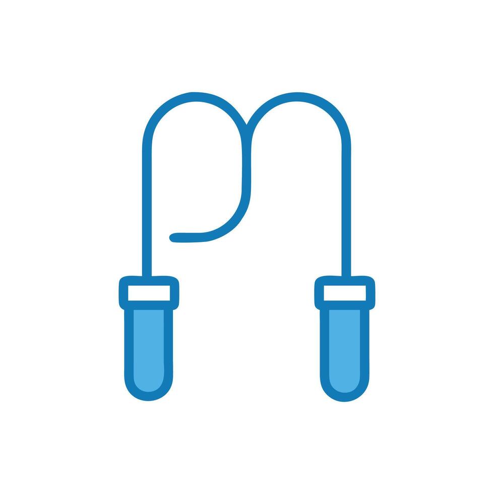 Icon Representation of Skipping Rope vector