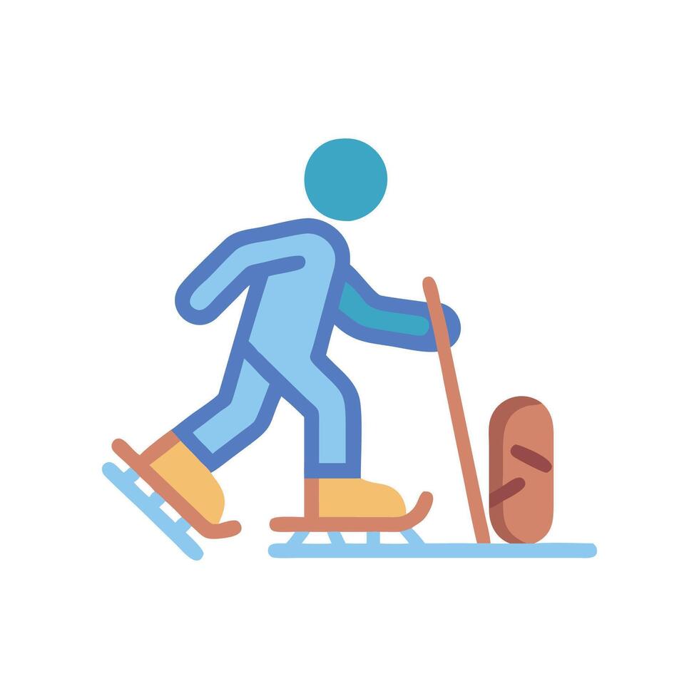 Icon for Snowshoeing Outdoor Adventures vector