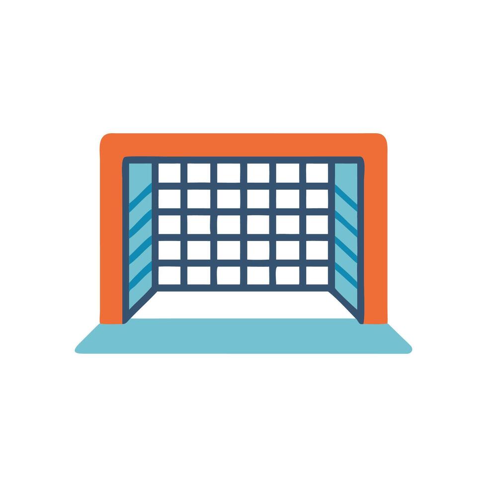 Icon for Soccer Goal in Action vector