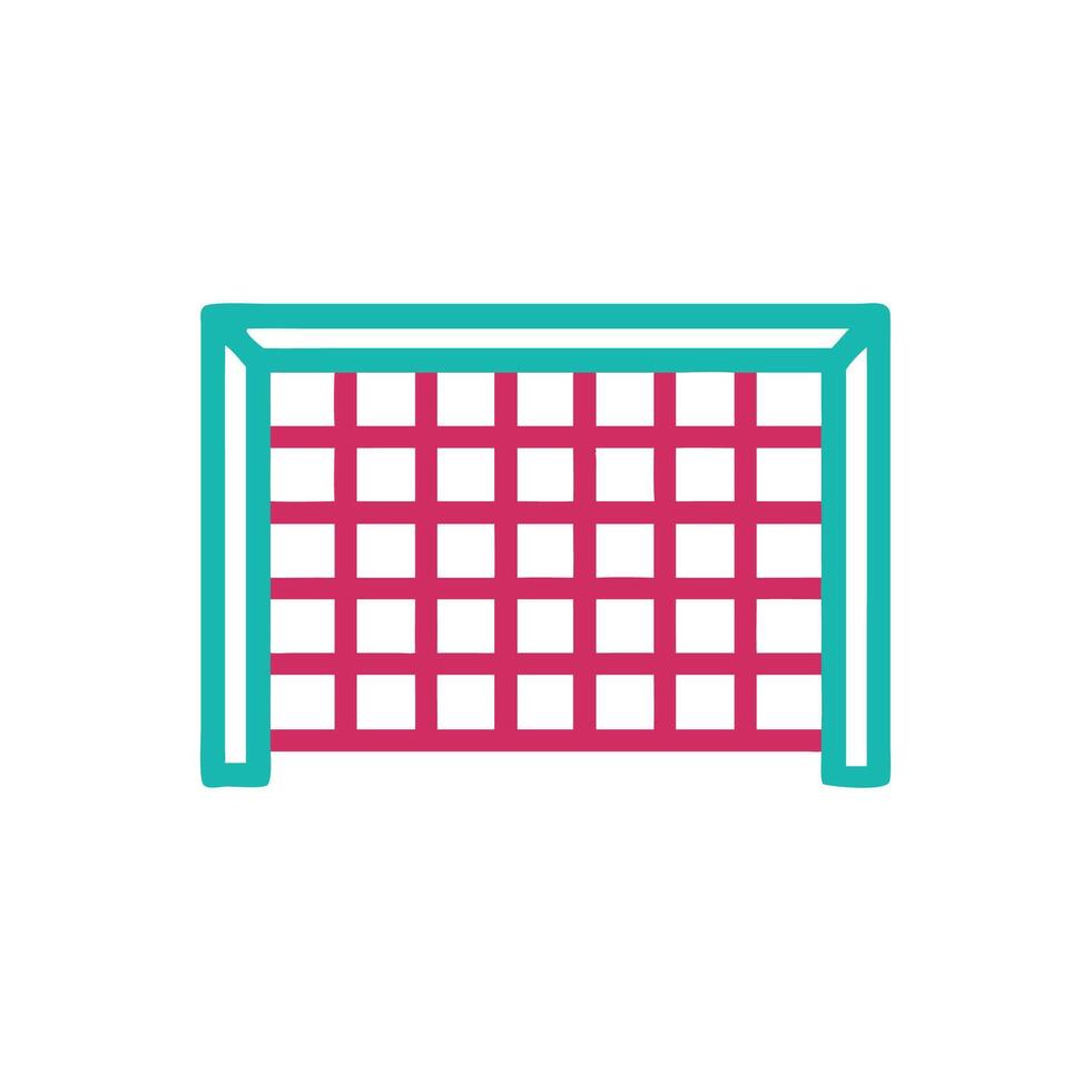 Soccer Net Icon for Goalkeeping vector