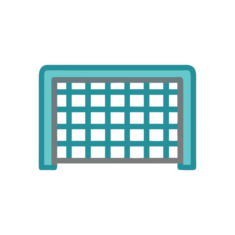 Soccer Net Icon for Goal Scoring vector