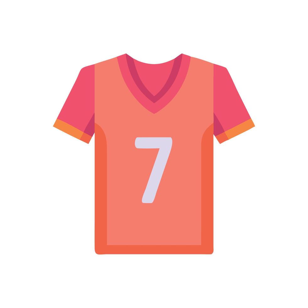 Sports Jersey Icon for Athletic Apparel vector