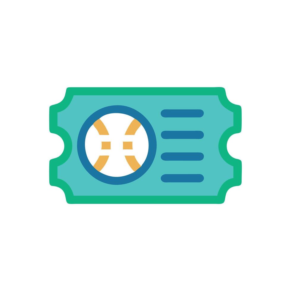 Icon for Sports Event Tickets vector