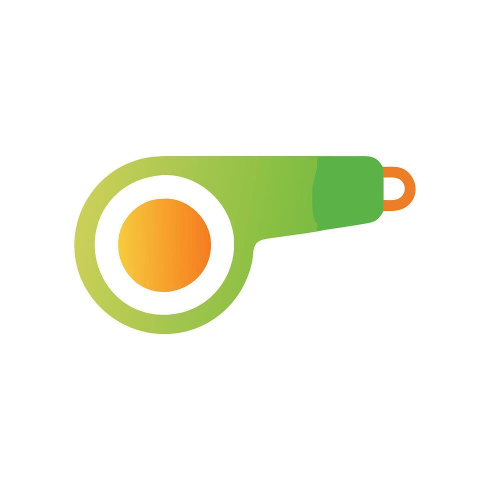 Sports Whistle Icon for Game Officials vector