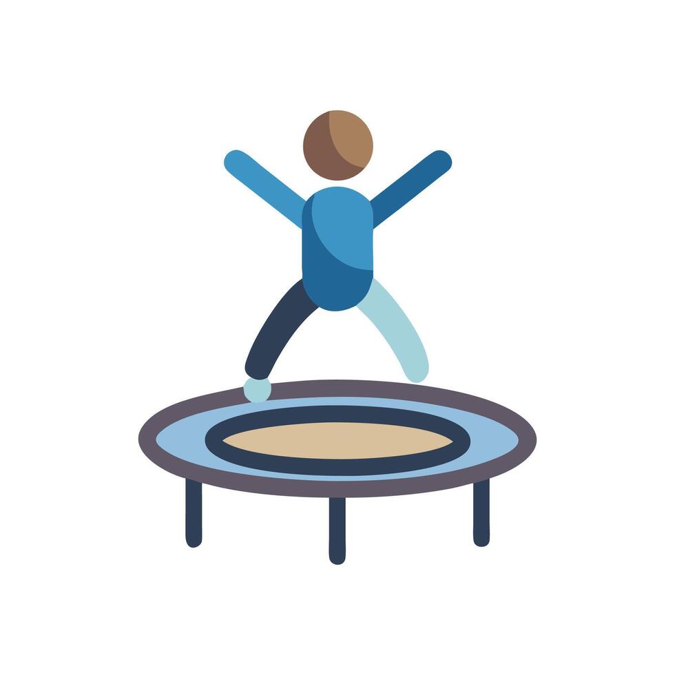 Icon for Trampoline Jumping Fun vector