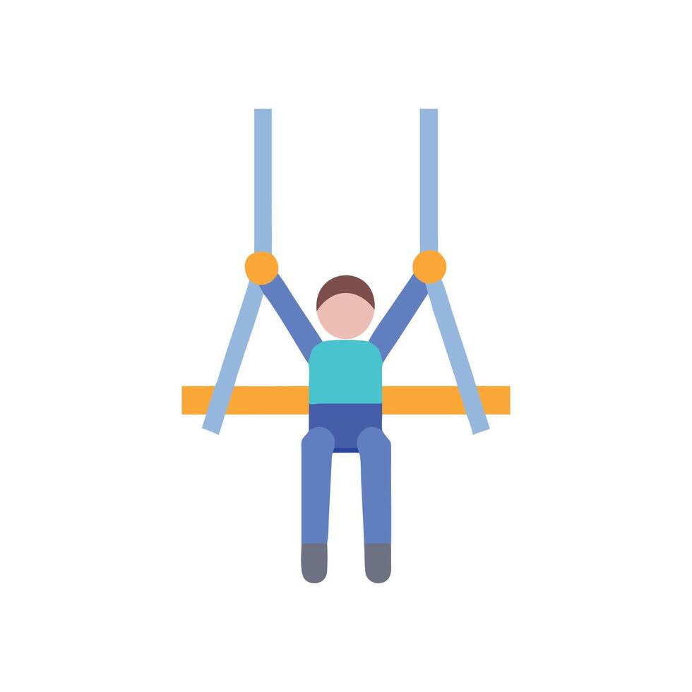 Icon Representation of Trapeze Artist vector
