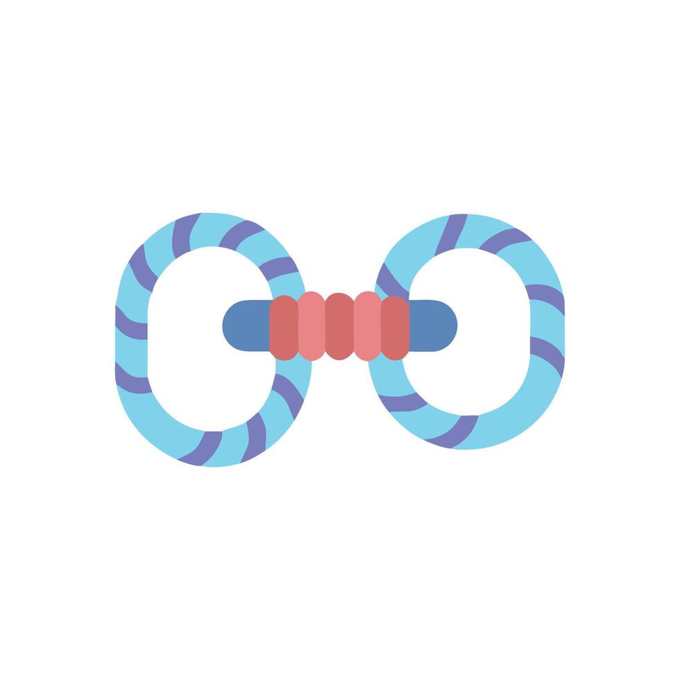 Tug of War Rope Icon for Team Games vector