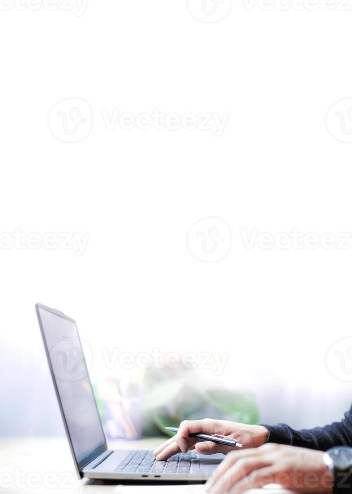 Business photo with space for text
