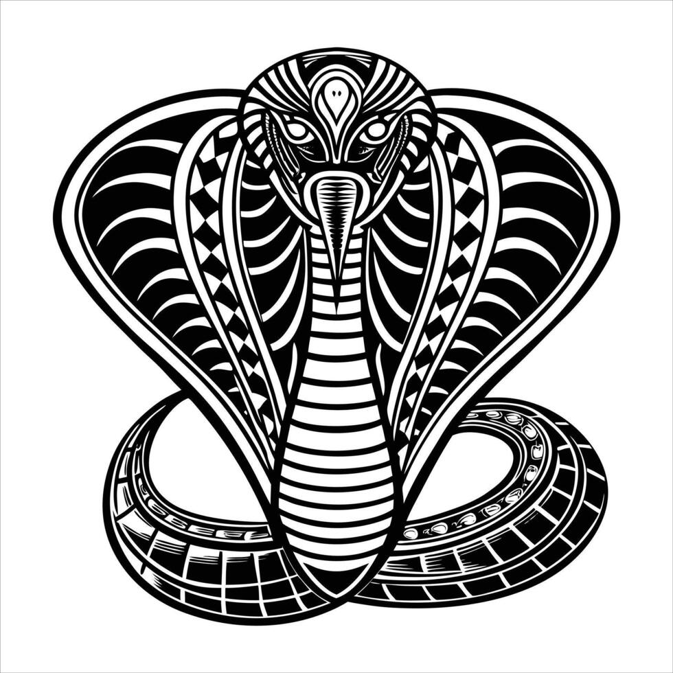 Cobra Illustration is a simple vector
