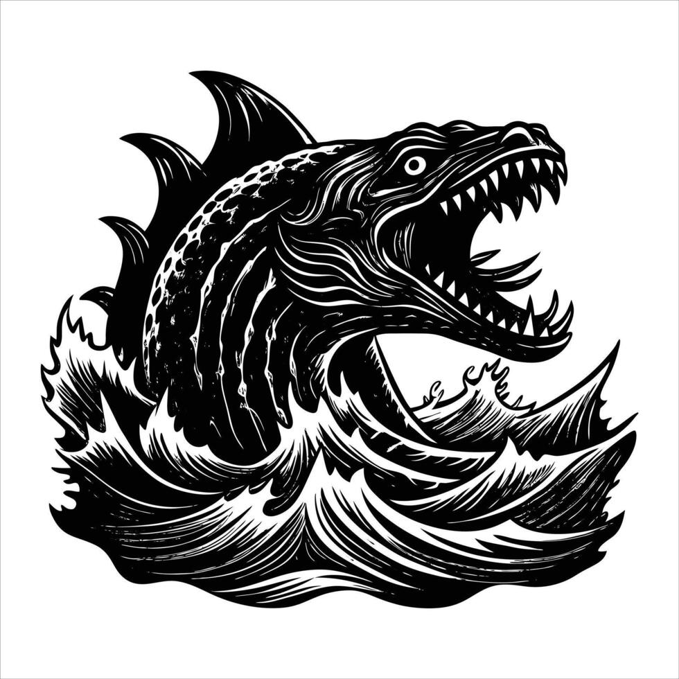 Gator Head Art vector