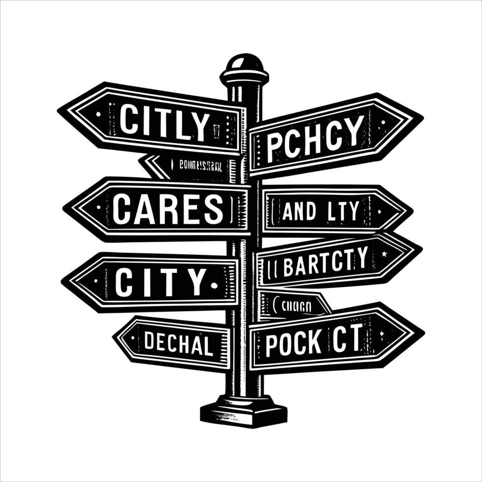 Street Name Sign vector