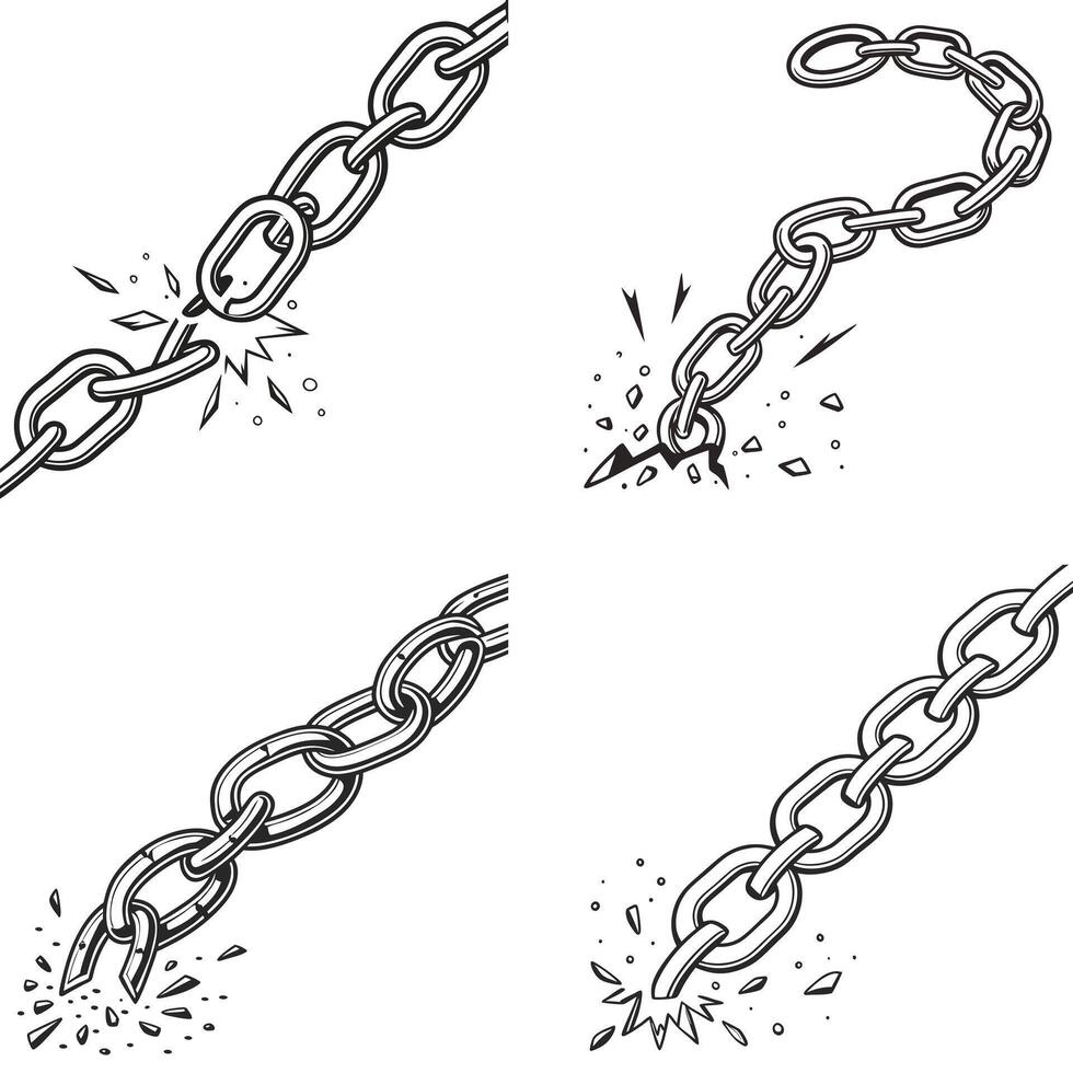 Strength in Defiance Breaking Chains of Oppression vector