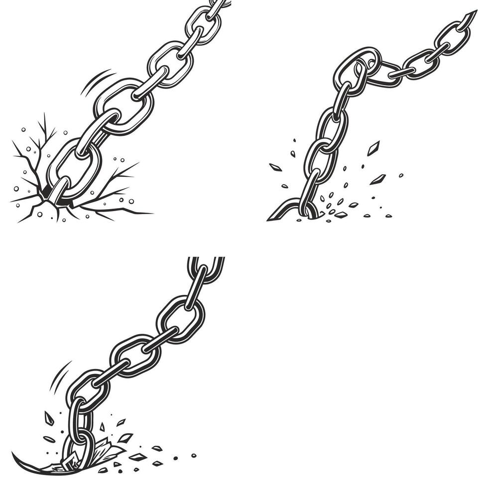 Chains of Freedom Breaking the Bonds of Resistance vector