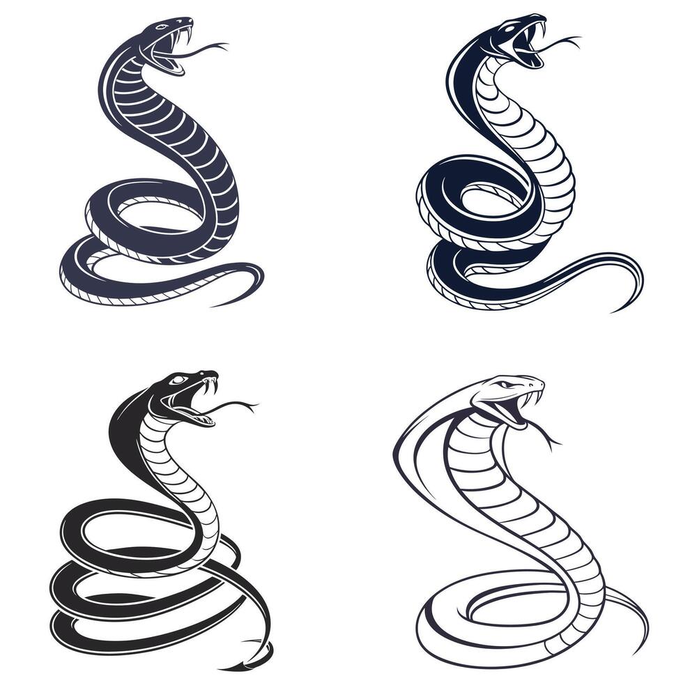 Serpent Dance in Shadows vector