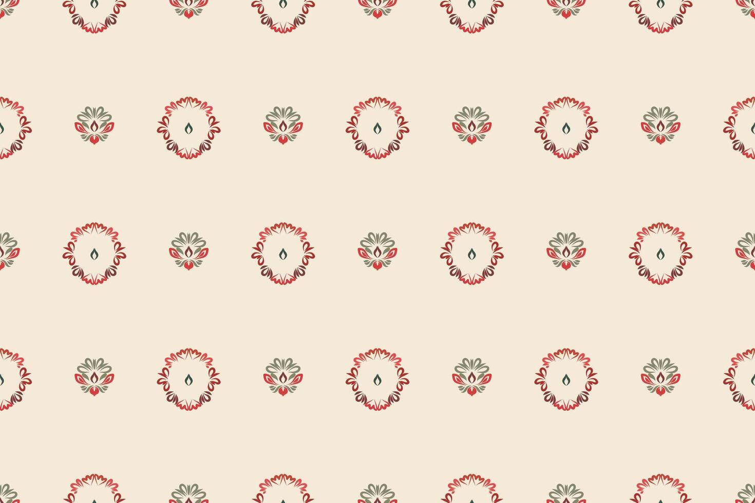 Floral seamless pattern element in Arabian style. Arabesque pattern. white background. vector