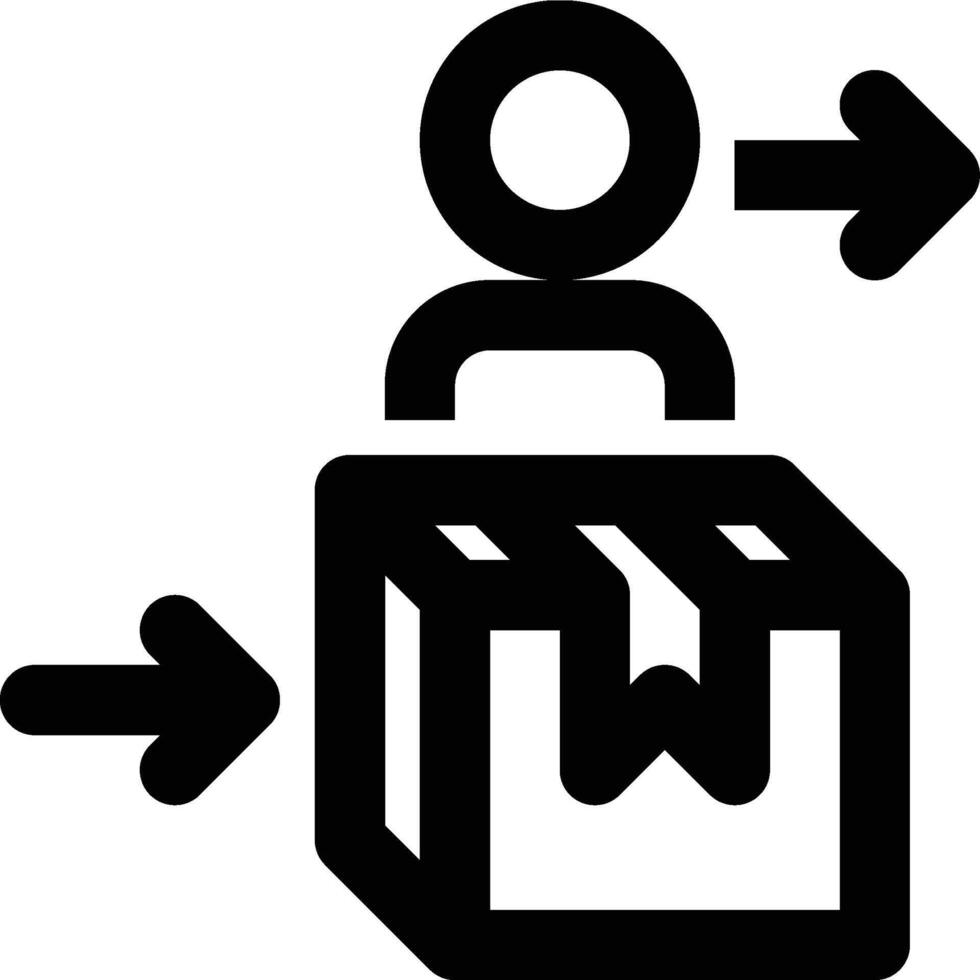 Agent, Distributor, Reseller Outline Icon vector