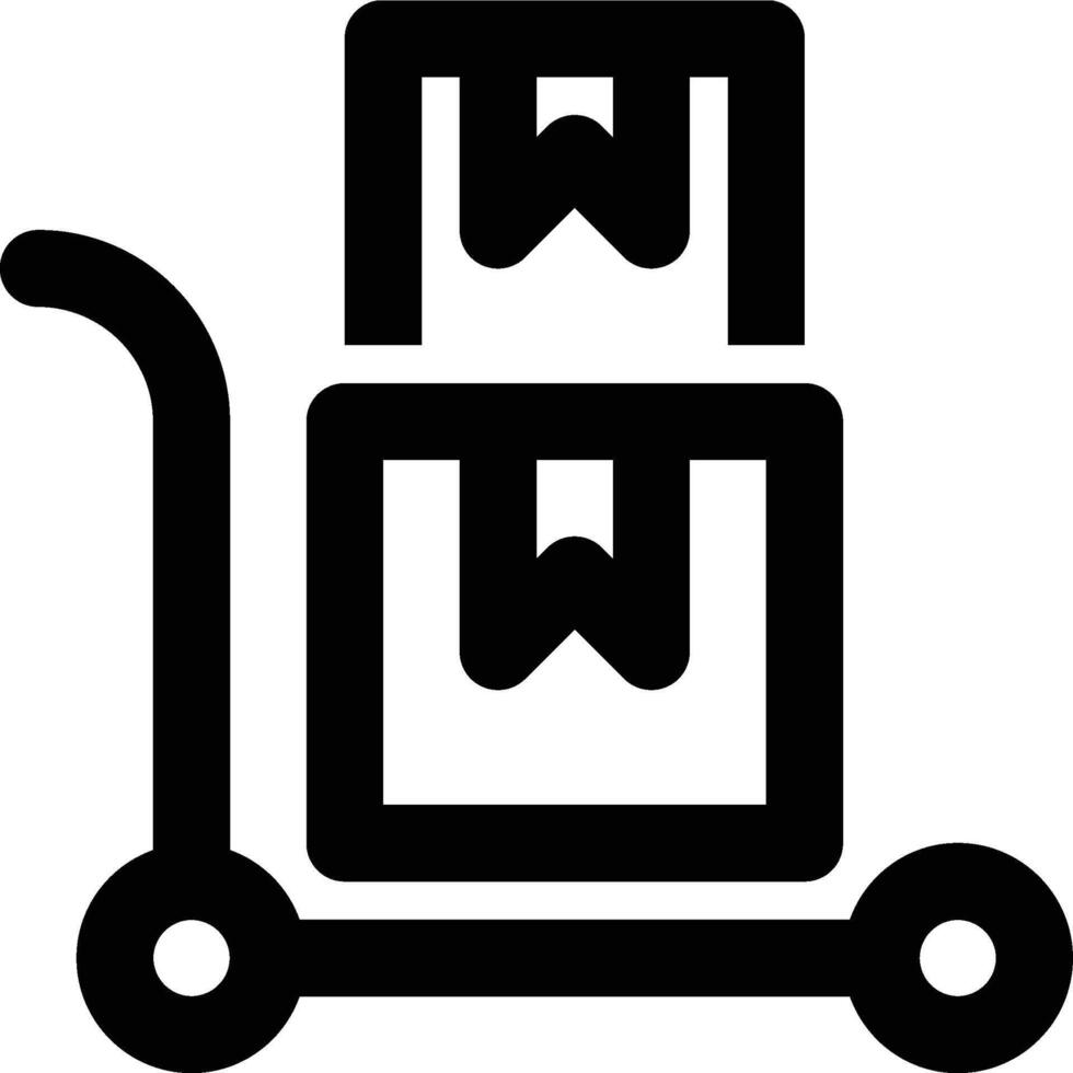 Wholesaler, Distributor, Carrier Outline Icon vector