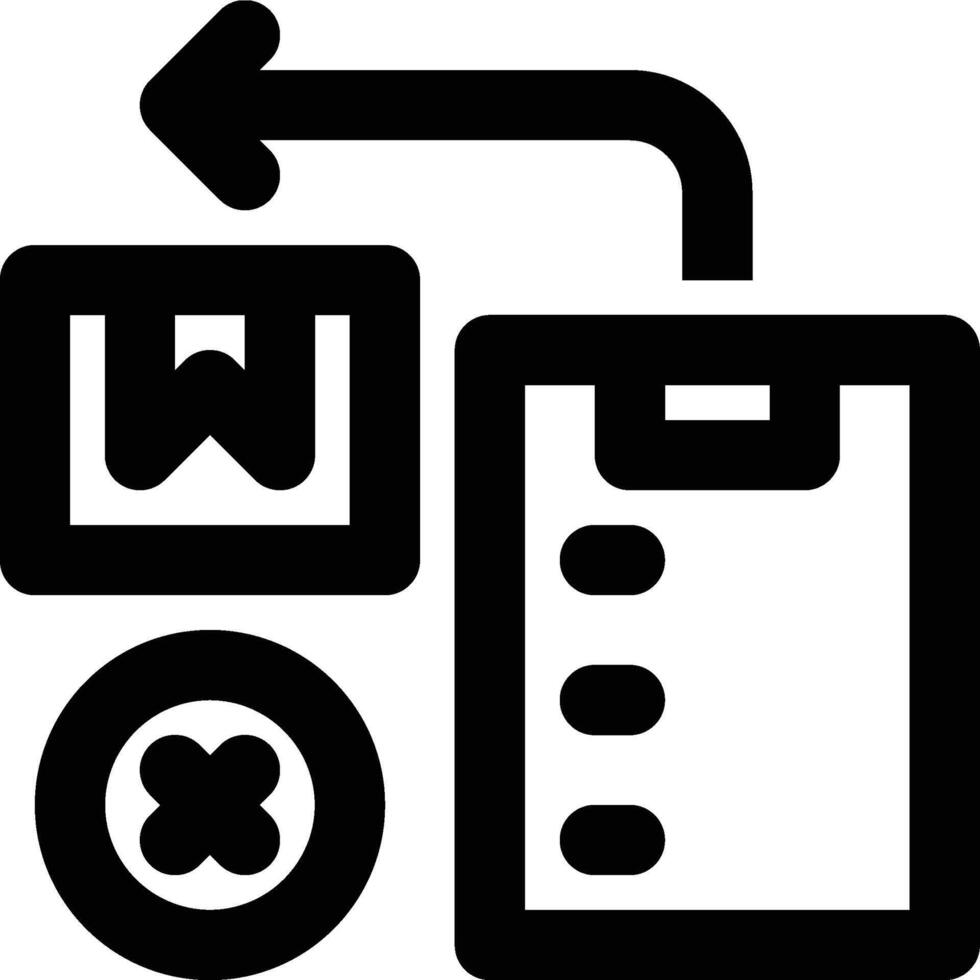 Backorder, Backordering, Back Ordering Outline Icon vector