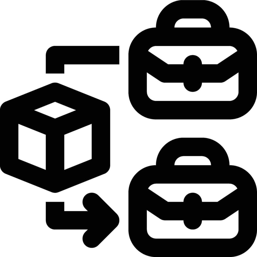 Business to Business, Business, B2B Outline Icon vector