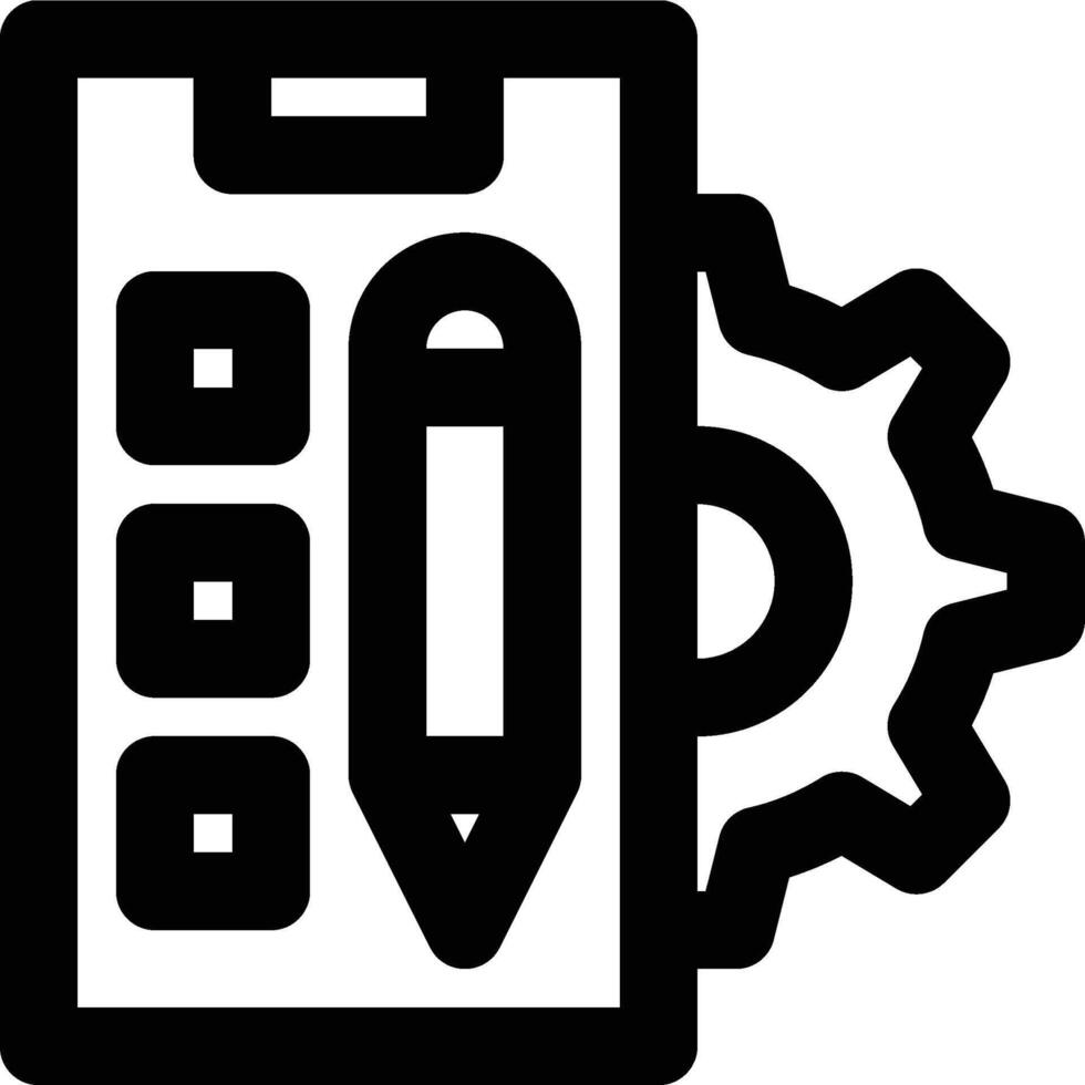 Order Processing, Order Management, Order Outline Icon vector