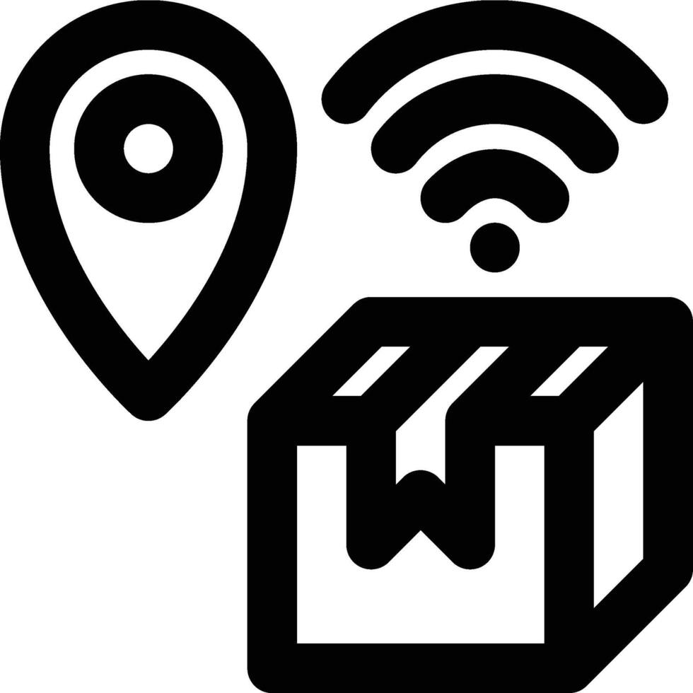 Online Tracking, Order Tracking, Delivery Outline Icon vector